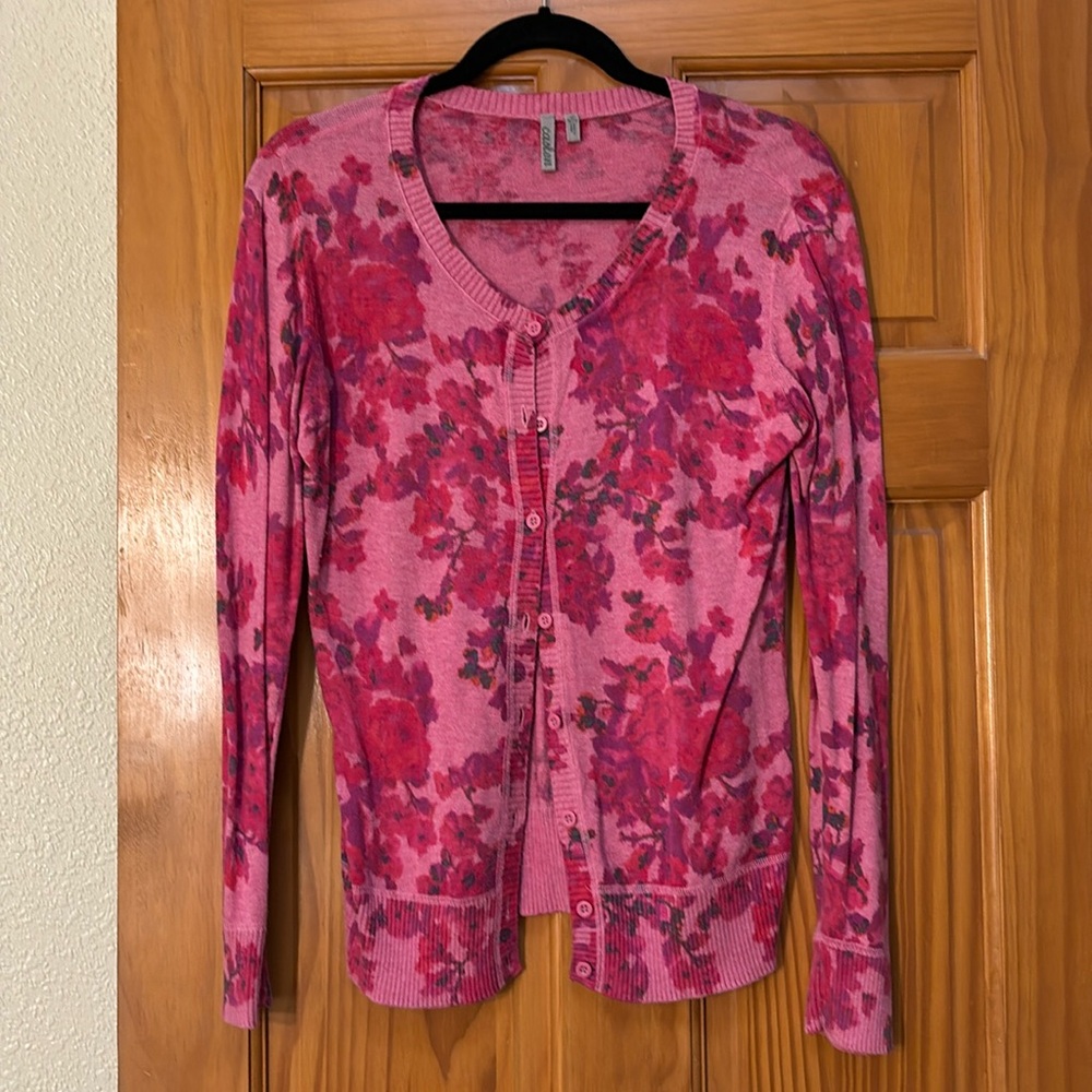 Caslon Floral Cardigan